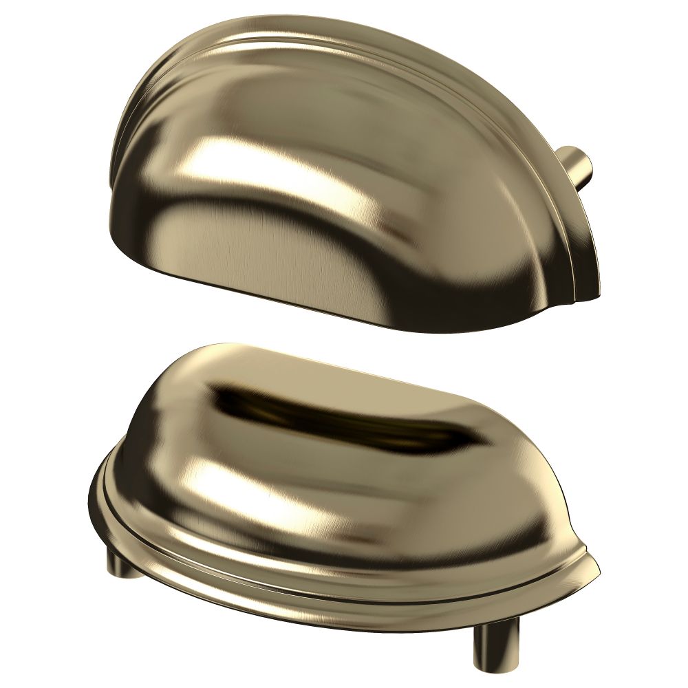 Ручка ФОГЕЛЬБУДА, желтая медь (85 мм) - фото 1