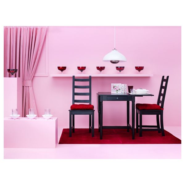 Стол c откидными полами, черно-коричневый 65/123x78 см IKEA INGATORP ИНГАТОРП 204.231.07 - фото 3