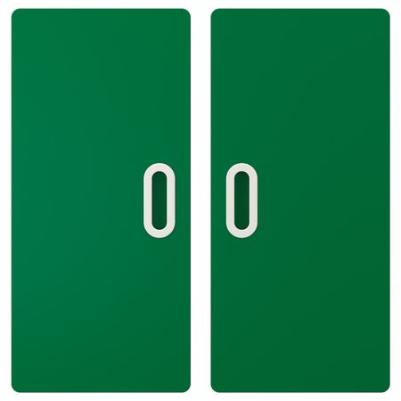 Дверь, зеленый 60x64 см 2 шт IKEA FRITIDS ФРИТИДС 003.867.90