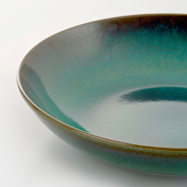 Тарелка глубокая, полированный зеленый, 23 см IKEA FÄRGKLAR ФЭРГКЛАР 805.864.36 - фото 3