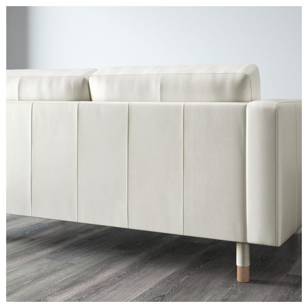 Диван 2-местный ЛАНДСКРУНА, Гранн, Бумстад белый/дерево - фото 3