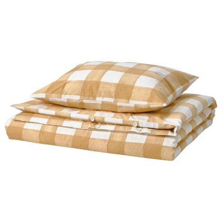 Пододеяльник и наволочка IKEA KANTNEPETA 105.467.31