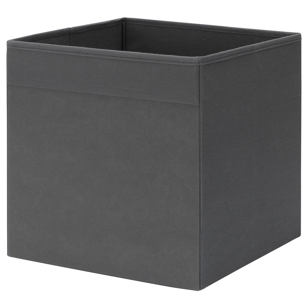 Коробка, 30x30x30 см, темно-серый IKEA FYSSE ФЮССЕ 404.199.15 - фото 1