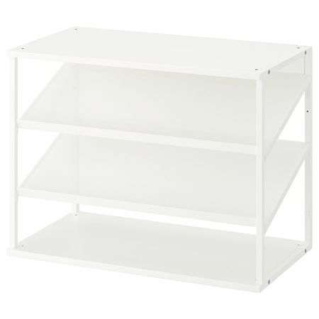 PLATSA Открытый модуль для обуви - белый 80x40x60 см