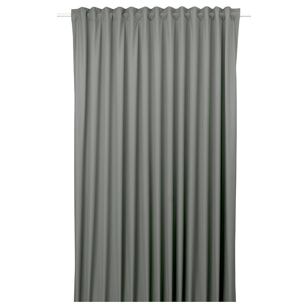 Блокирующая свет гардина, 1 шт., светло-зеленый, 210x300 см IKEA BENGTA БЕНГТА 205.129.95 - фото 1