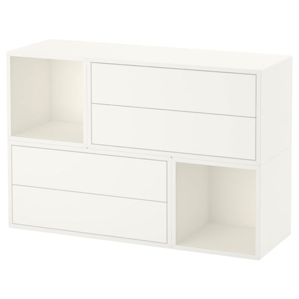 Комбинация настенных шкафов, белый 105x35x70 см IKEA EKET ЭКЕТ 591.894.86 - фото 1