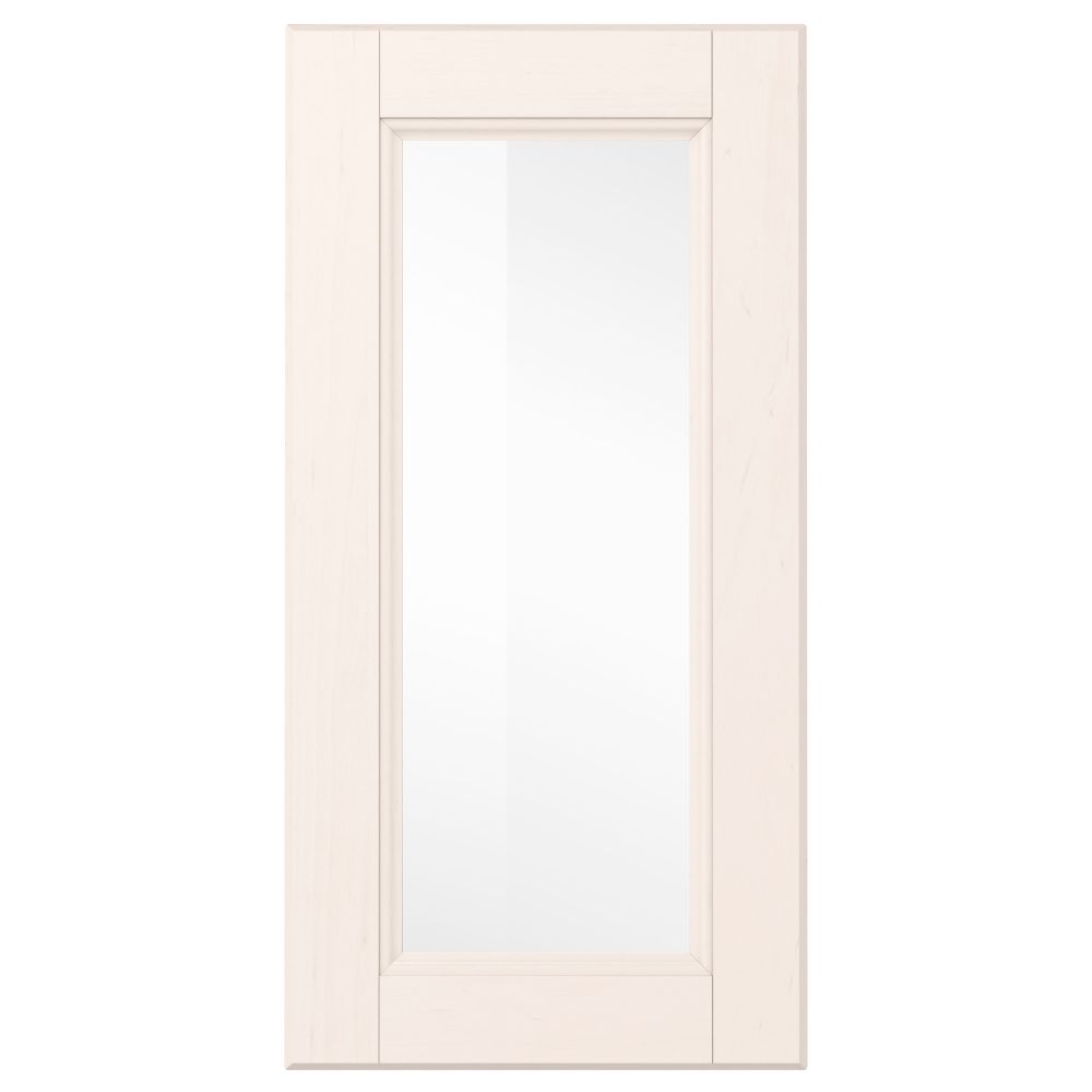 Стеклянная дверь ЛАКСАРБИ, белый - схема-чертеж с размерами