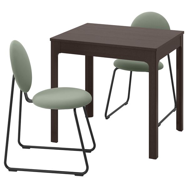 Стол и 2 стула IKEA EKEDALEN ЛЕН ЭКЕДАЛЕН, MÅNHULT 695.059.17 - фото 1