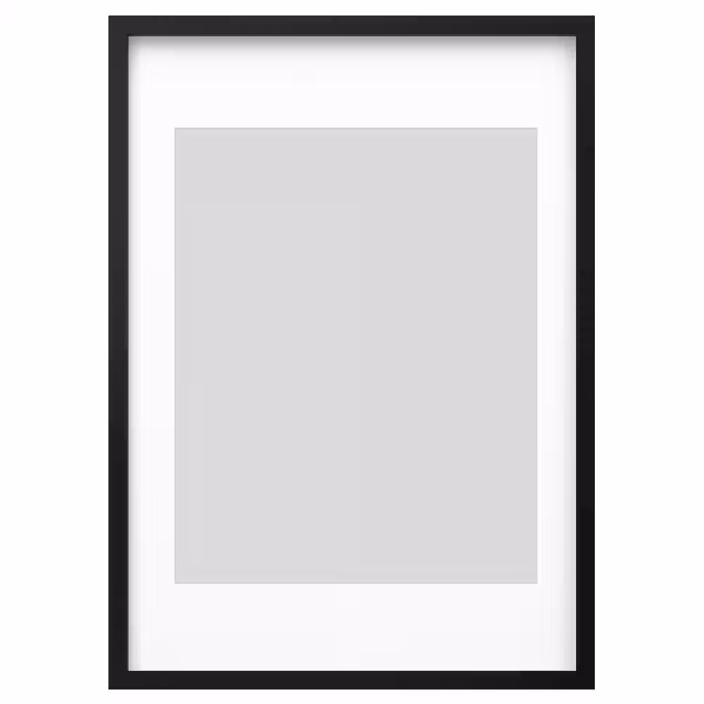 RÖDALM РЁДАЛЬМ Рама - чёрный 50x70 см - фото 1