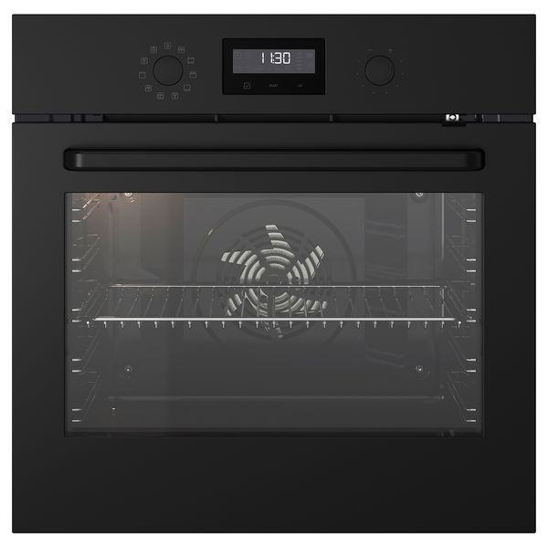 Духовка с горячим обдувом, черный IKEA EFTERSMAK ЭФТЕРСМАК 704.117.29 - фото 2
