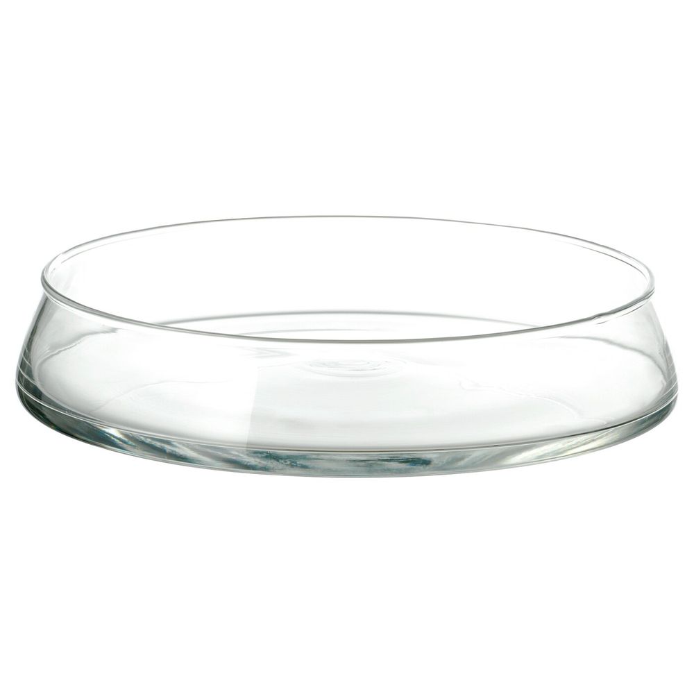 Миска, прозрачное стекло, 26 см IKEA ТИДВАТТЕН 103.507.76 - фото 1