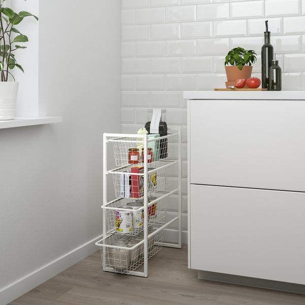 Комбинация для хранения, белый 25x51x70 см IKEA JONAXEL ЙОНАКСЕЛЬ 492.971.32 - схема-чертеж с размерами