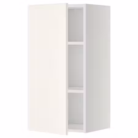 METOD Навесной шкаф с полками - белый/Veddinge белый 40x80 см