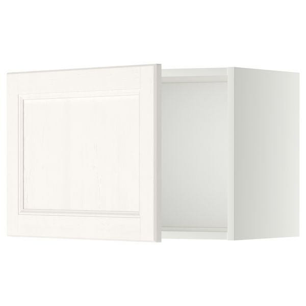 Шкаф навесной МЕТОД, белый, Лаксарби белый - схема-чертеж с размерами