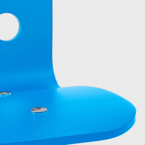 Детский стул для письменного стола, синий-белый IKEA JULES ЮЛЕС 592.709.62 - фото 5