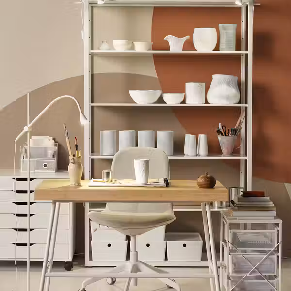 LILLÅSEN Письменный стол - бамбук 102x49 см - фото 5