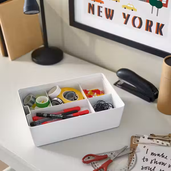 KUGGIS Вставка с 5 отделениями - белый - фото 6