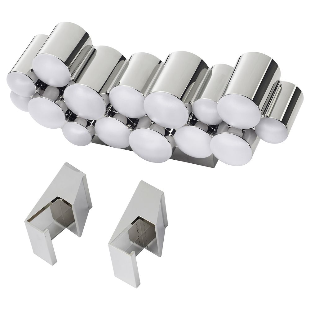 Светодиодная подсветка шкафа/стены, светло-серый/хромированный IKEA СЁДЕРСВИК 103.610.15 - фото 1