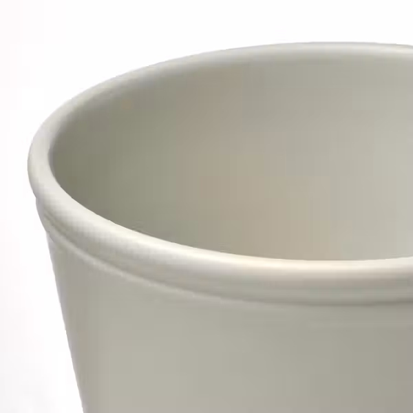 KÖRSBÄRSBJÖRK КЁРСБЭРСБЬЁРК Кашпо - светлый серо-бежевый 15 см - фото 4