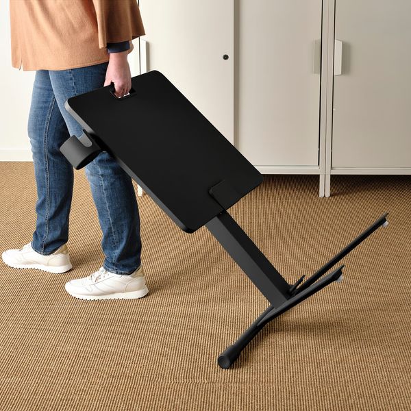 MITTZON МИТТЗОН Стол для ноутбука, на колесиках - чёрный 66x50 см - фото 13