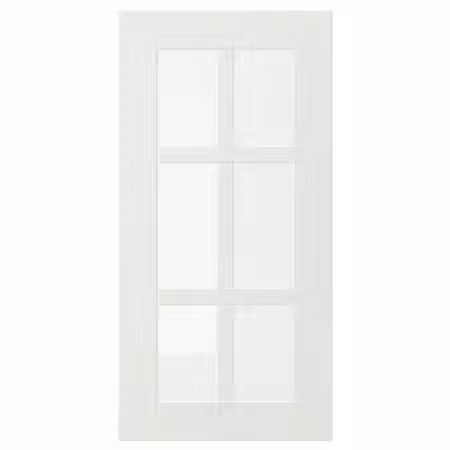 STENSUND Стеклянная дверь - белый 30x60 см