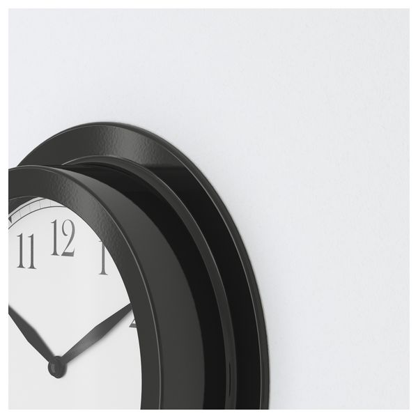 Настенные часы ДЭКАД, черный - схема-чертеж с размерами