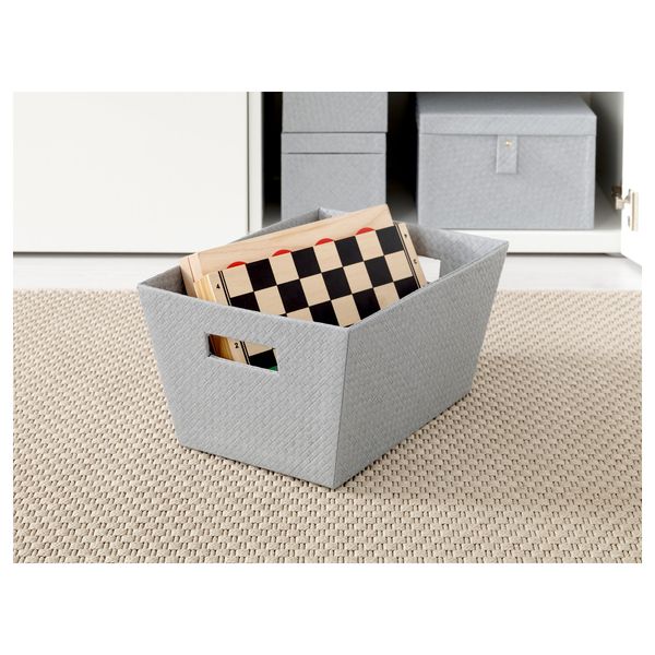 Корзина БАТТИНГ, серый (27x35x18 см) - фото 3