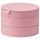 Коробка с крышкой ПАЛЬРА, светло-розовый (22 см)