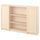 Стеллаж комбинация с дверцами, под березу, 160x106 см IKEA BILLY БИЛЛИ, OXBERG ОКСБЕРГ 994.835.89