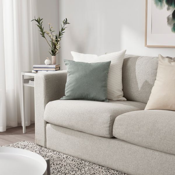 Подушка, зеленый 40x40 см IKEA KÄRLEKSGRÄS КЭРЛЕКСГРЭС 104.954.25 - схема-чертеж с размерами