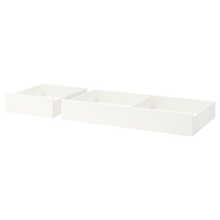 Кроватный ящик, 2 шт., белый 200 см IKEA SONGESAND СОНГЕСАНД 403.725.45