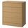 TONSTAD Комод с 4 ящиками - дубовый шпон 82x47x90 см