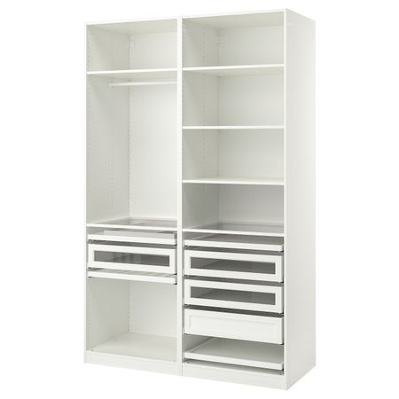 Гардероб, комбинация, белый 150x58x236 см IKEA PAX ПАКС 793.856.79