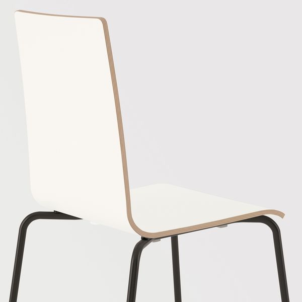 Стул, черный-белый IKEA MARTIN 092.195.32 - фото 5