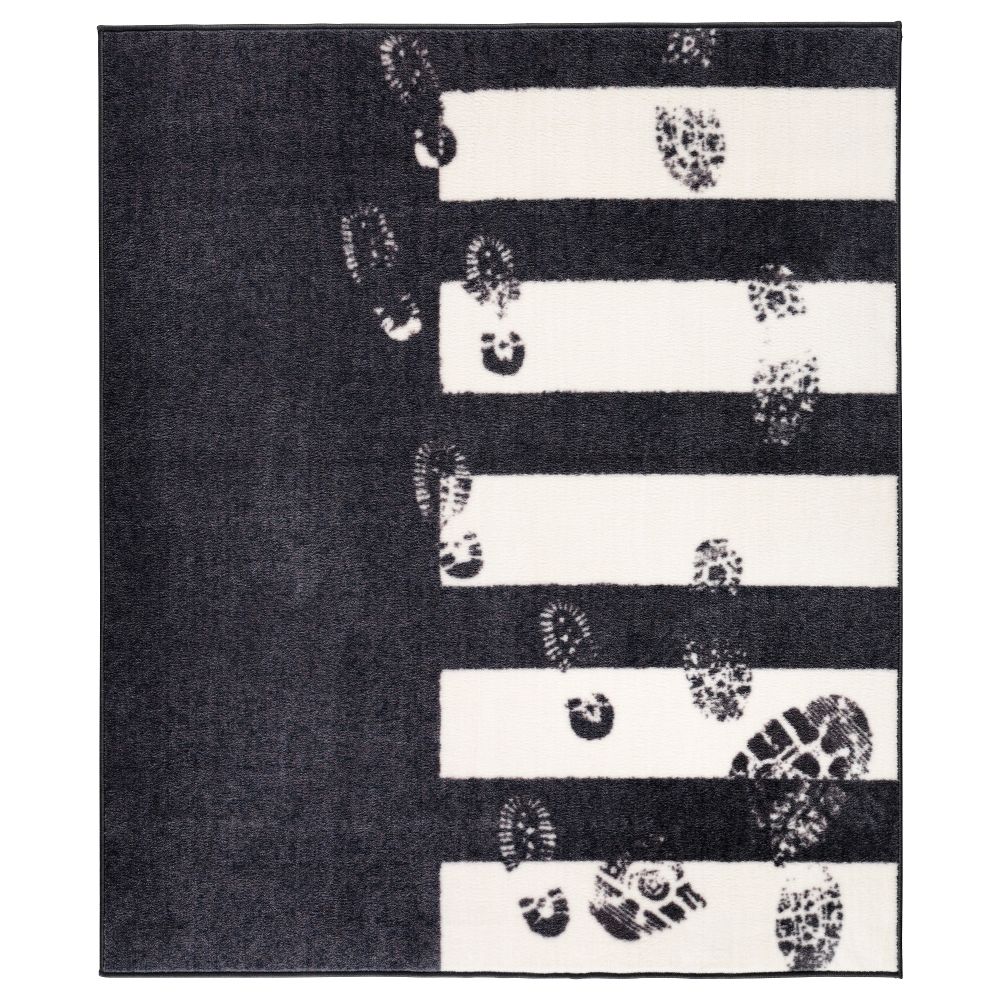 Ковер, короткий ворс СНАББФОТАД, серый (133x160 см) - схема-чертеж с размерами