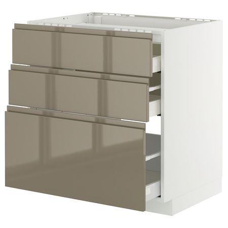 METOD / MAXIMERA Шкаф д/варочной панели/3фасада/3ящ