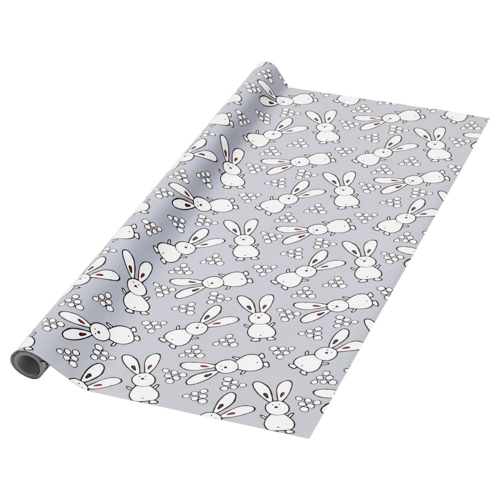 Рулон оберточной бумаги ВИНТЕР 2016, кролик (5x0.7 м) - фото 1