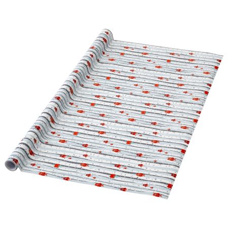 Рулон оберточной бумаги ВИНТЕР 2017, белый, подарки (4x0.7 м)