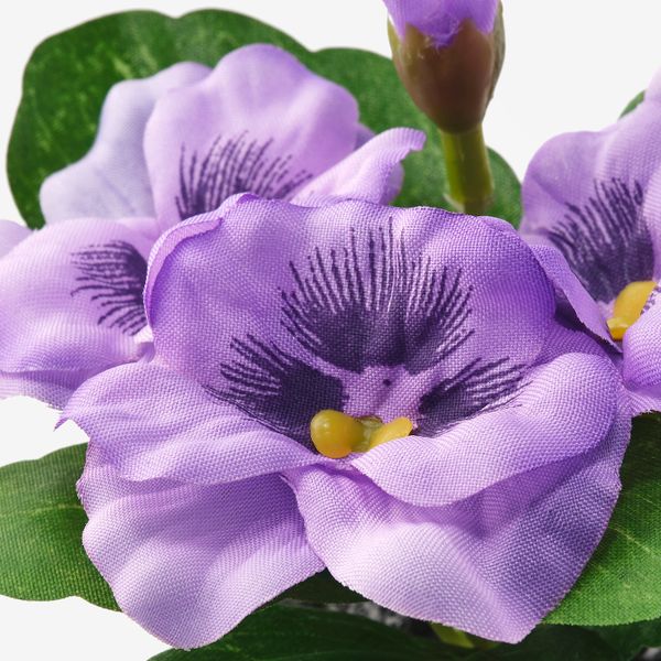 Искусственное растение и кашпо, для дома, улицы Фиалка 6 см IKEA ФЕЙКА 304.524.77 - схема-чертеж с размерами