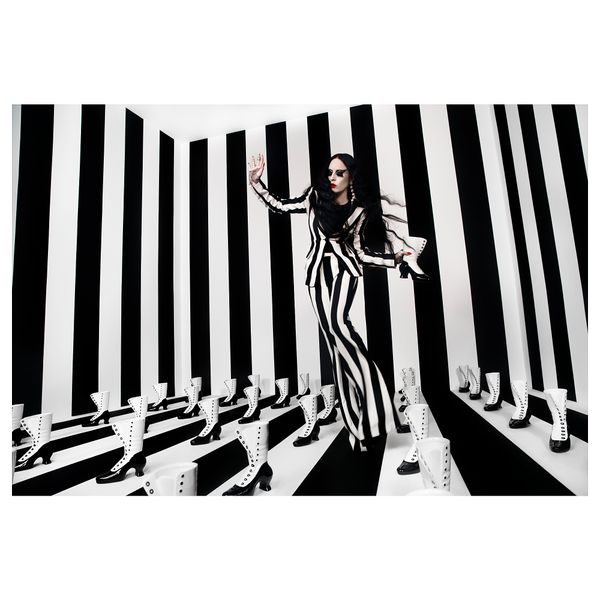 Ваза ОМЕДЕЛЬБАР, белый (25 см) - схема-чертеж с размерами