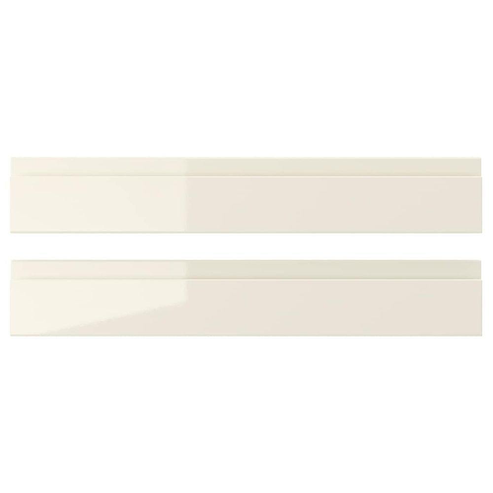 Фронтальная панель ящика, глянцевый светло-бежевый 60x10 см IKEA VOXTORP ВОКСТОРП 603.674.25 - фото 1