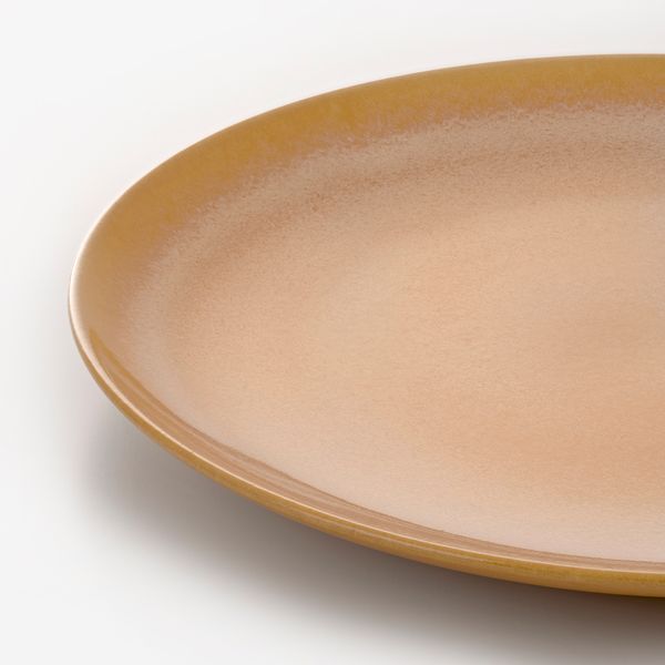 Тарелка, полированный желтый, 26 см IKEA FÄRGKLAR ФЭРГКЛАР 805.864.41 - фото 3