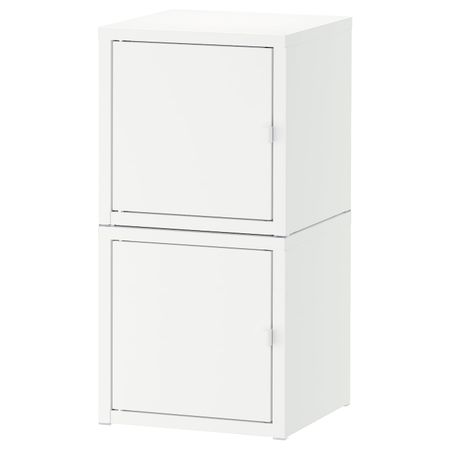 Комбинация для хранения, белый/белый 25x25x50 см IKEA LIXHULT ЛИКСГУЛЬТ 592.440.39