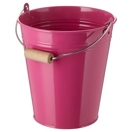 Ведро/горшок СОККЕР, д/дома/улицы, розовый (2.5 л)