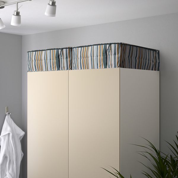 Сумка для хранения, разноцветный полоска, 69x51x19 см IKEA SÄCKKÄRRA 805.918.62 - фото 4