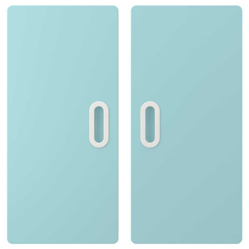Дверь, голубой 60x64 см 2 шт IKEA FRITIDS ФРИТИДС 603.867.92 - фото 1