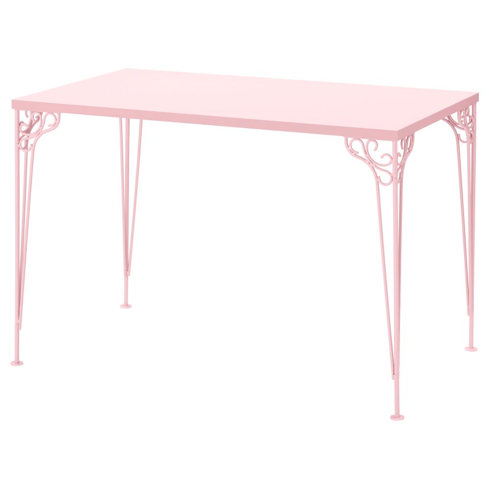 Письменный стол ФАЛЬКХОЙДЕН, розовый (110x65 см) - фото 1