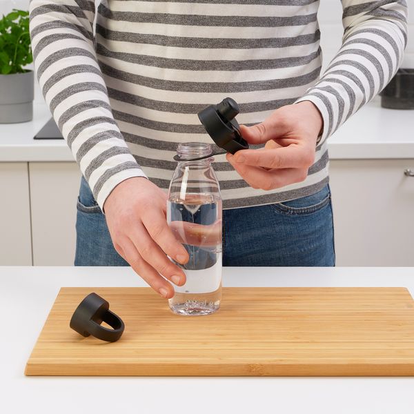 Крышка для спортивной бутылки, черный IKEA FASTSATT 105.179.55 - фото 4