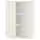 METOD Угловой навесной шкаф с полками - белый/Bodbyn белый с оттенком 68x100 см