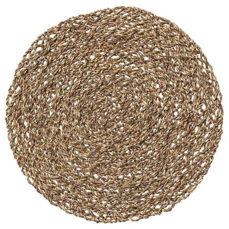 Салфетка под прибор, естественный/водоросли 37 см IKEA IHÅLLIG ИХОЛЛИГ 303.796.51